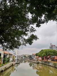 Colourful Street Art Along Melaka River