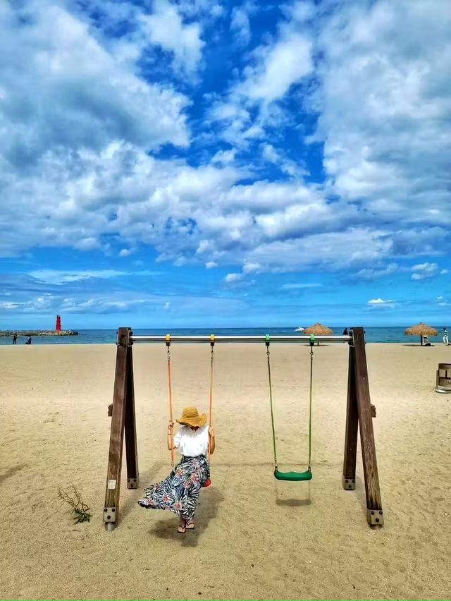 그림같은 풍경을 볼 수 있는 낙산해수욕장🏖