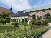 Royal Danish Library Park In Copenhagen, Denmark.