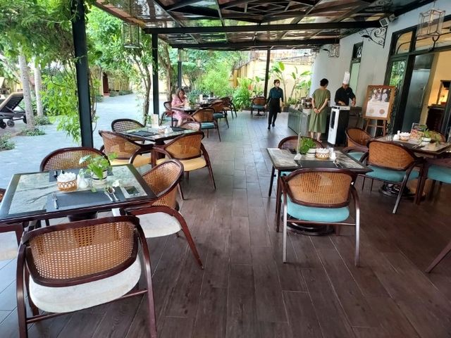 A scumptious breakfast during vacation at Mulberry Collection Silk Village, Hoi An