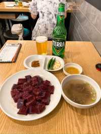 【ソウル】韓国ならではの鮮度✨キラキラレバ刺し✨
