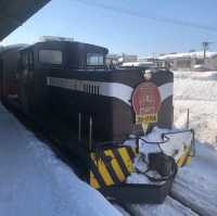 青森景點|搭冬季限定津輕鐵道暖爐列車（ストープ列車）到東北賞雪