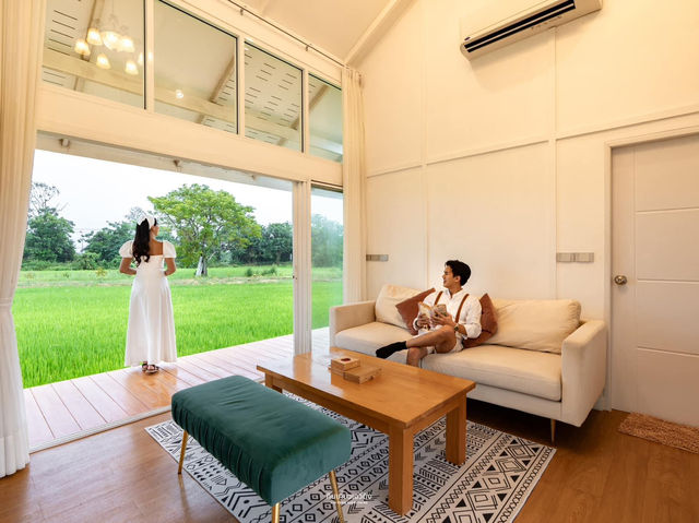 "บ้านสวนอบอวลรัก บ้านนา" ครบจบทั้ง ที่พัก คาเฟ่