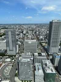 Observation deck with cafe in Sapporo