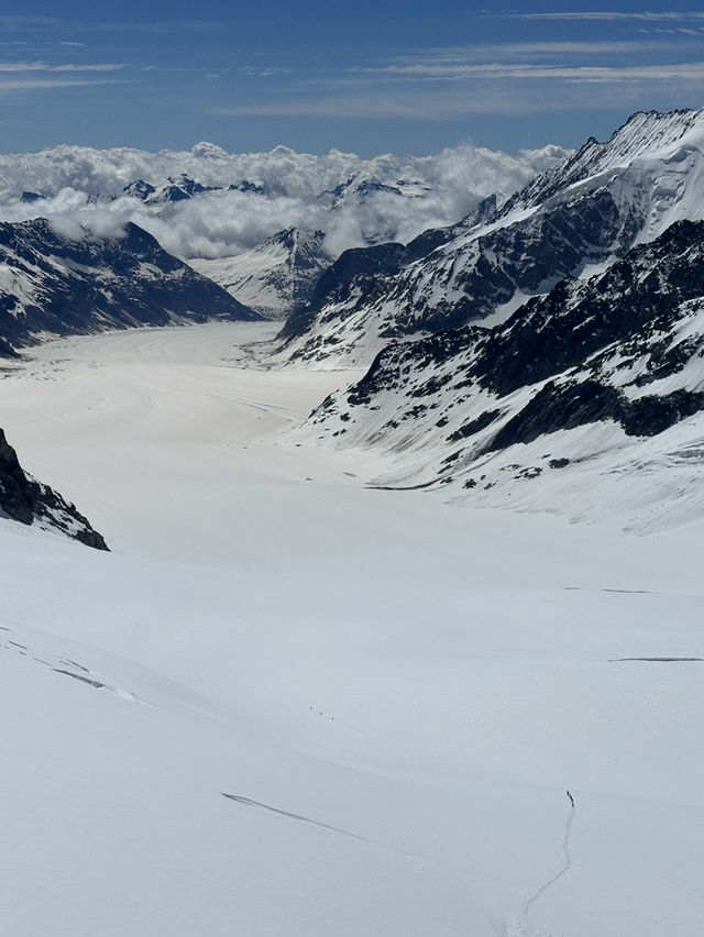 攻上歐洲頂峰少女峰🏔️尤如走進白色童話世界❄️❄️