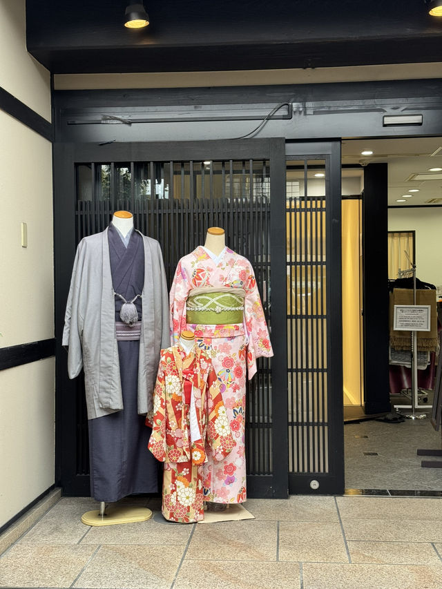 Kimono rental experience in Kyoto 🇯🇵