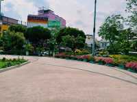 泰國曼谷市中心湄南河畔唐人街著名環島噴泉⛲公園景點：22 July Roundabout，適合打卡拍照📸親子遊