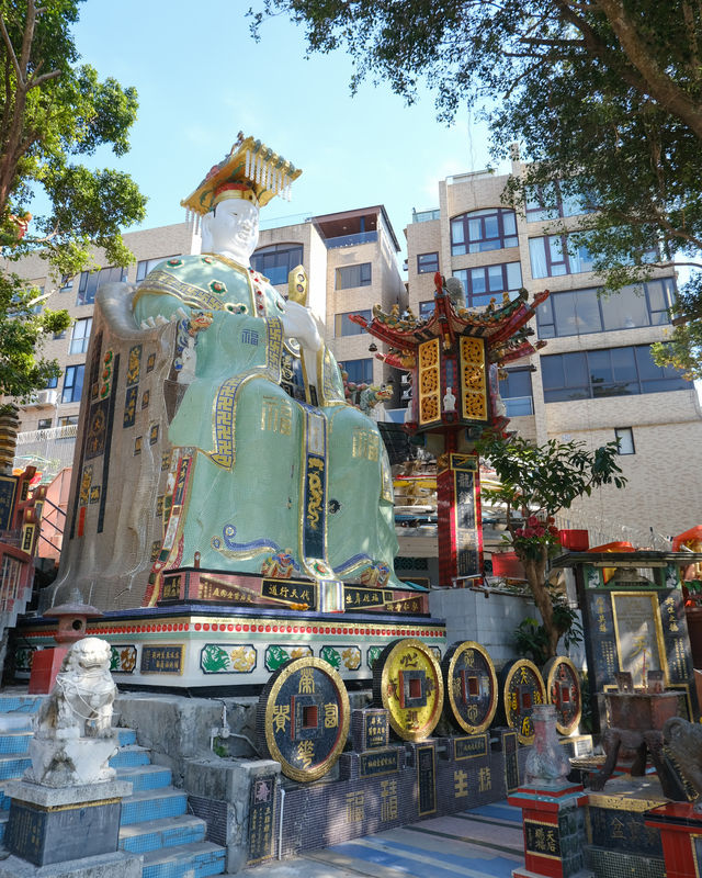 水天一色海邊天后廟