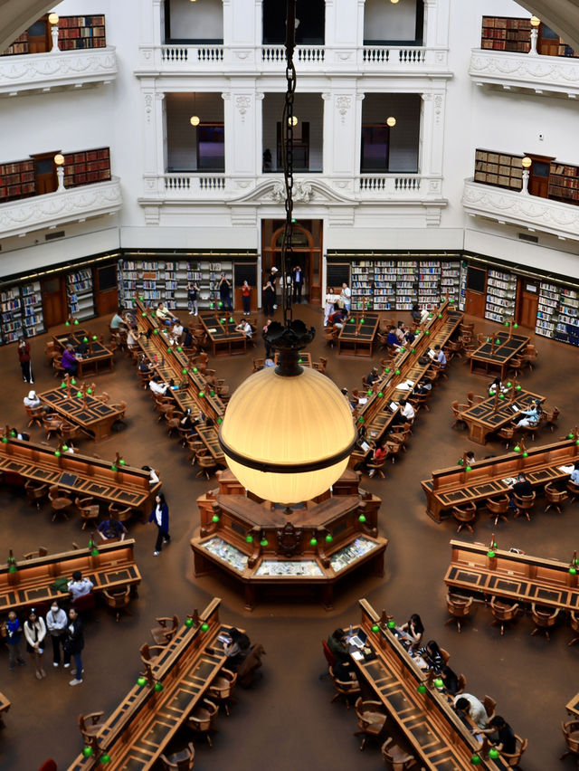 墨爾本必訪！State Library Victoria的奇幻體驗 📚✨