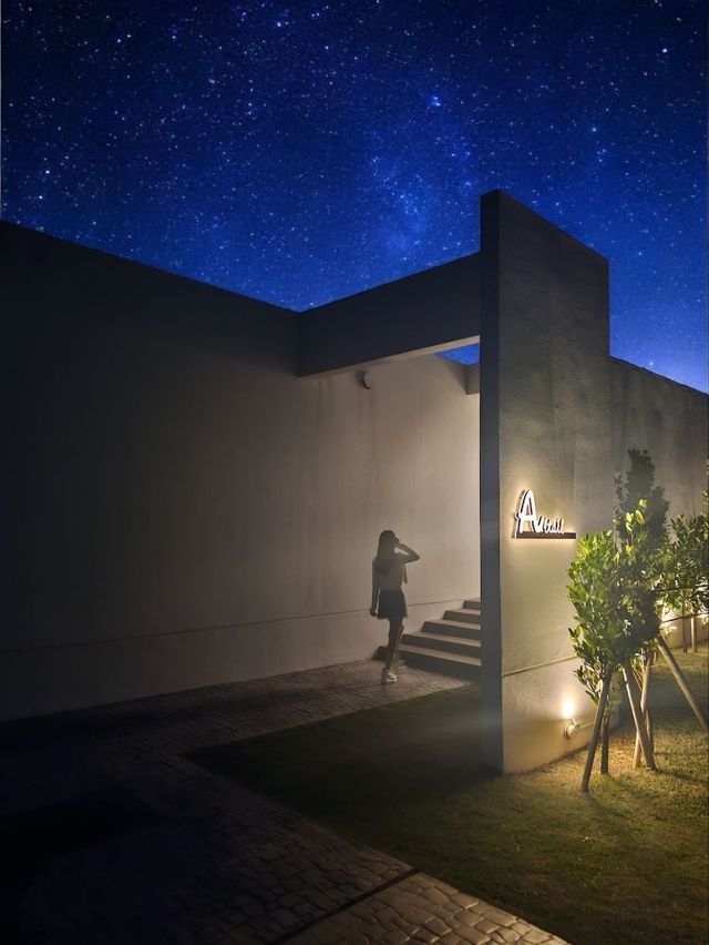 満天の星空に贅沢villa