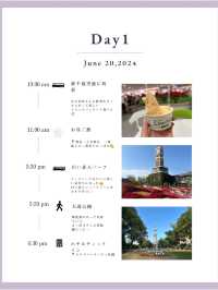 北海道3泊4日旅行プラン　