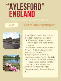 Aylesford itinerary 