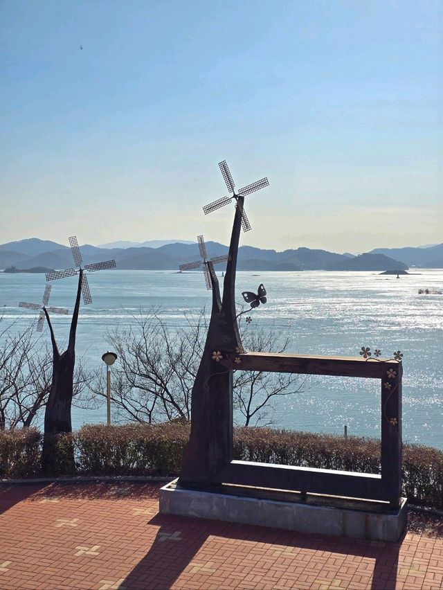 푸른 사천 남해바다를 직관하는 청널전망대🩵