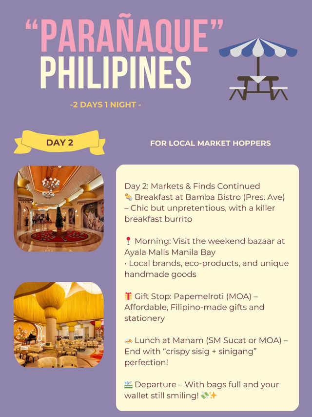 Parañaque for Local Market Hoppers & Bar
