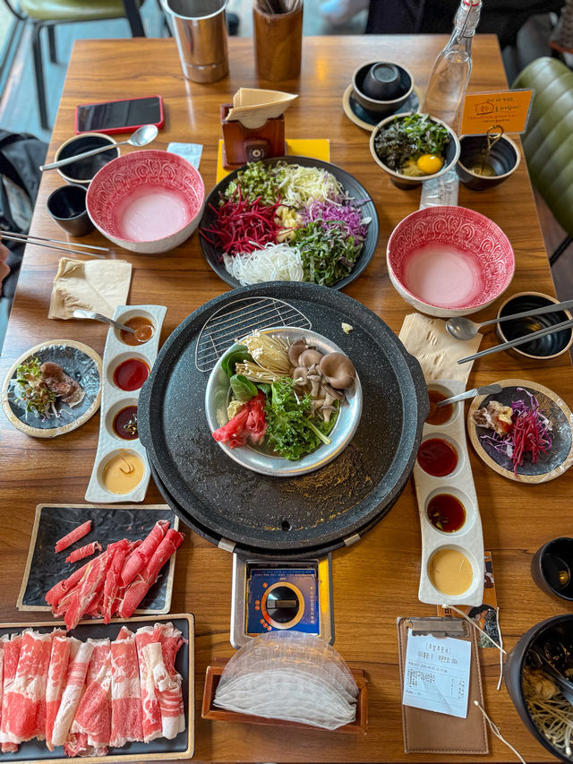 A Famous District in Seoul South Korea