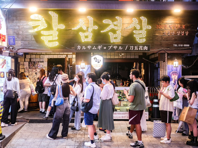 หมูย่างน้องดรีม ร้านดังในโซลย่านอัปกูจอง🥩🐷🇰🇷