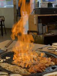 불쇼를 즐기는 특별한 삼겹살 🔥