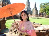 アユタヤでタイの伝統衣装を体験✨ まるで歴史の中にタイムスリップした気分👘🇹🇭