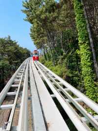 ｜韓國｜釜山海雲台膠囊列車-搭上彩色小車，穿梭夢幻海岸線！