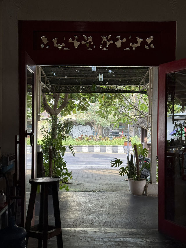 Hearty cheap nasi campur in Sanur