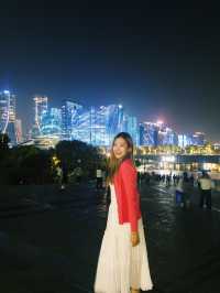 ชมโชว์แสงสีริมแม่น้ำ Qiantang
