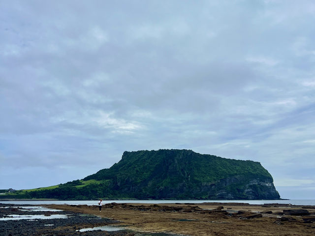 제주에서 가장 그림 같은 바다 🌊 성산일출봉 보이는 광치기해변