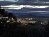 Mount Ainslie Lookout at Night – A Peaceful Glow Over Canberra