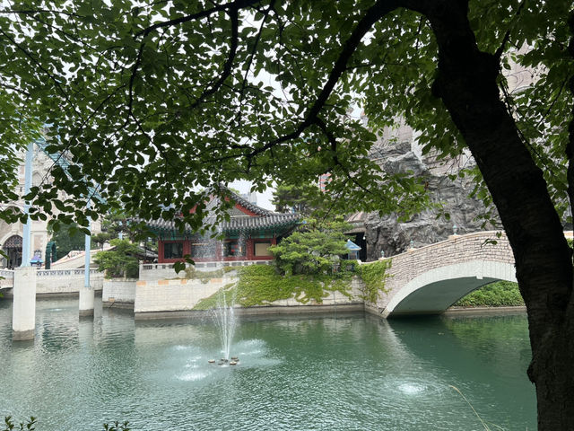 석촌 호수의 여름