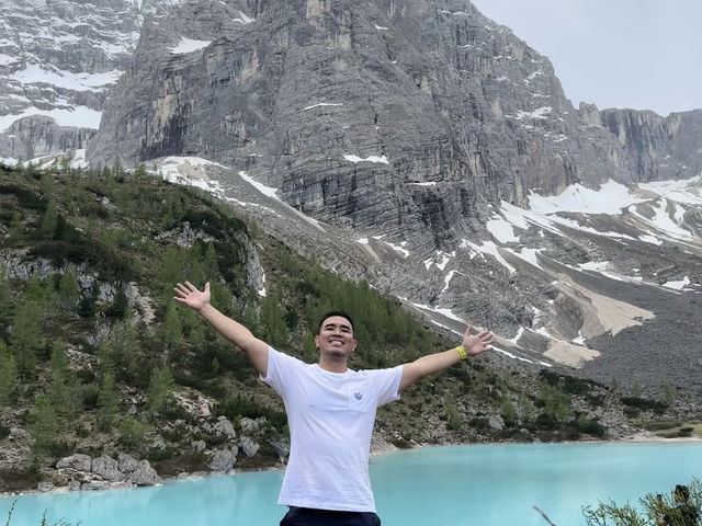 Lago di Sorapis – The Hidden Turquoise Lake of the Dolomites 🇮🇹🏞️