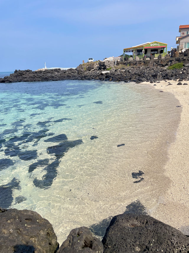 西濱白沙🏖️珊瑚海邊🪸濟州牛島八景之一！