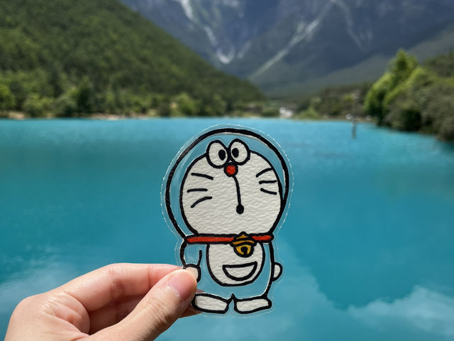 玉龍雪山藍月谷 風景如畫 防止高原反應做好準備 但啲遊客有啲恐怖