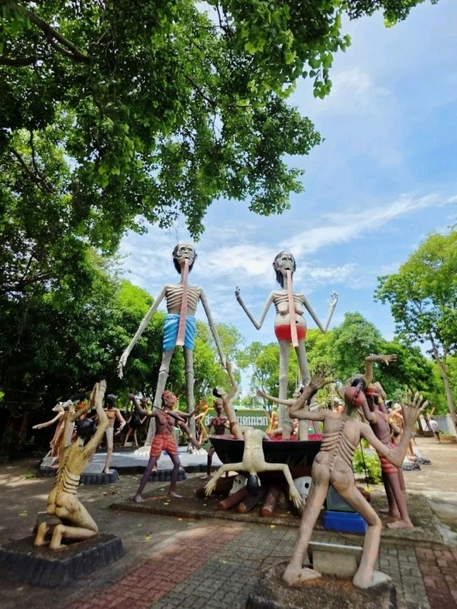 เยี่ยมชมวัดแสนสุขฯ เพื่อศึกษาชีวิตหลังความตาย