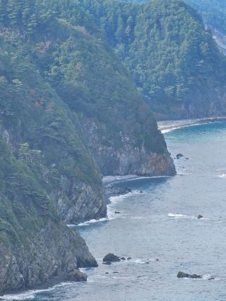 The breathtaking "Unosu Cliffs" where the sea and sky merge