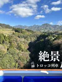 105mの鉄橋から見える壮大な景色 廃線を利用したトロッコ列車