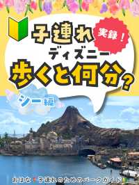 【 遠回りしたくない人！必見👀 子連れ移動何分かかる？シー版🌋 】