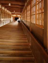 7つの建物を結ぶ回廊 階段だけじゃなく、格子から見える世界が素晴らしい