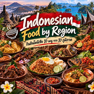 🍜 Indonesian Food by Region 🇮🇩 10 Indonesian dishes from 10 regions.