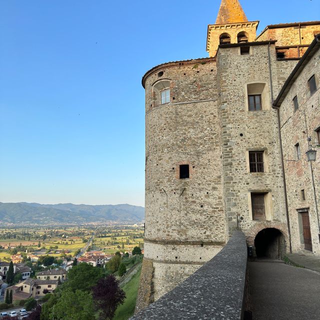 Fantastic scenery view of Anghiari 