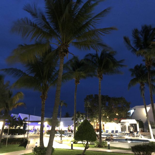 Lying in hotel zone in Cancun 