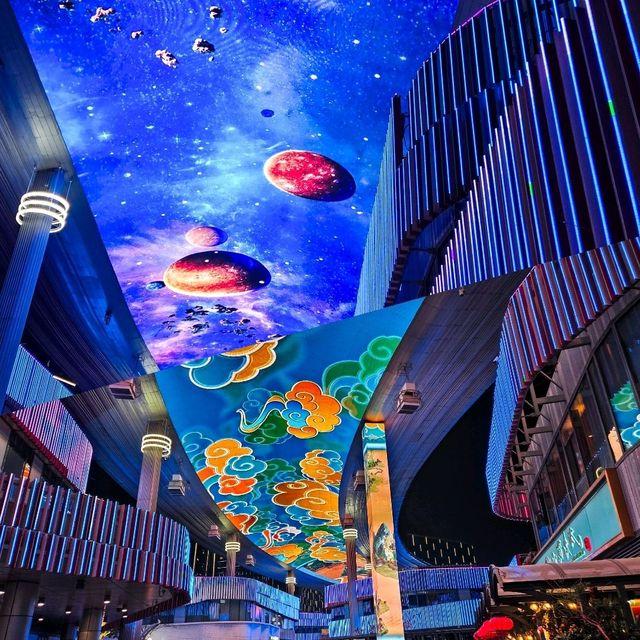 OMG there is a Star Wars Flying LED Screen!