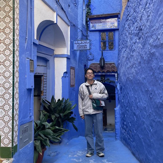 리얼 온 세상이 파란색💙 모로코🇲🇦 쉐프샤우엔