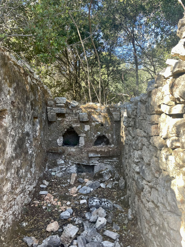 One of the ghost villages on Kefalonia 