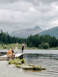Stazer Lake – A Hidden Alpine Gem in Pontresina! 🏞️