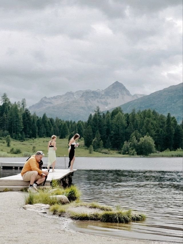 Stazer Lake – A Hidden Alpine Gem in Pontresina! 🏞️