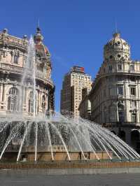 Piazza De Ferrari - a starting spot to explore Genova