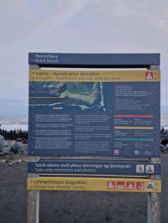 🌋 Reynisfjara Black Beach: Iceland's Dramatic Must-See! 🏖️⚠️