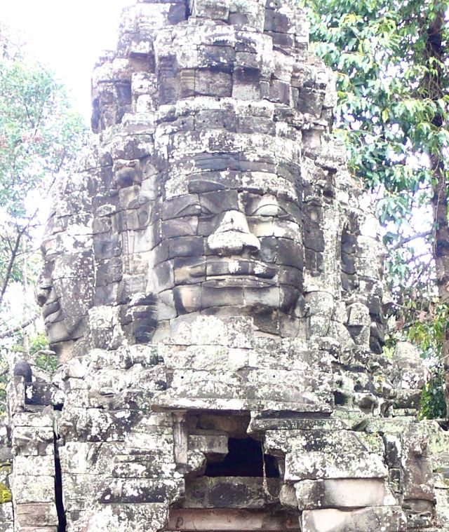 Khmer smile, Banteay Srei, Siem Reap, Cambodia.