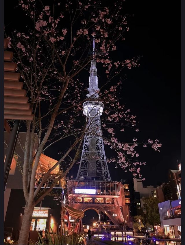 🌌🌉 Sky City! Enjoy the stunning Nagoya night view with the fusion of time and space! 🚣‍♂️🛬