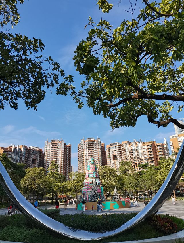 廣州 | 廣粵天地 | 最愛這裡的室外區域，濃郁的度假風