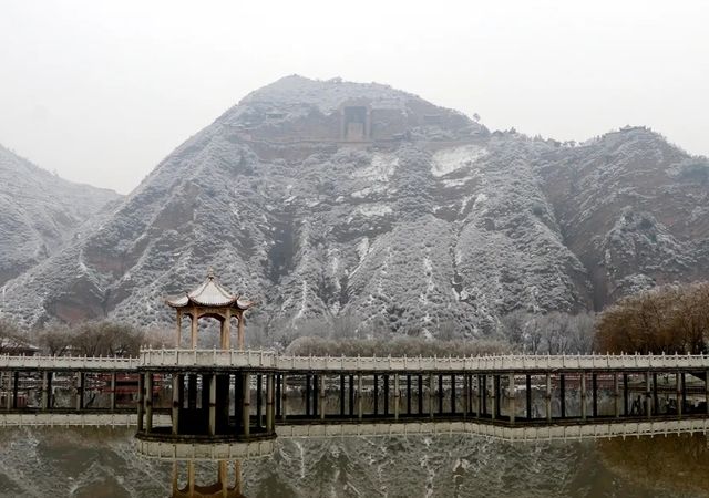 甘谷：一個雪景美如畫的小城